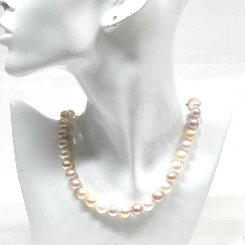 Pearl Necklace Sterling Silver - Picture 8 of 9